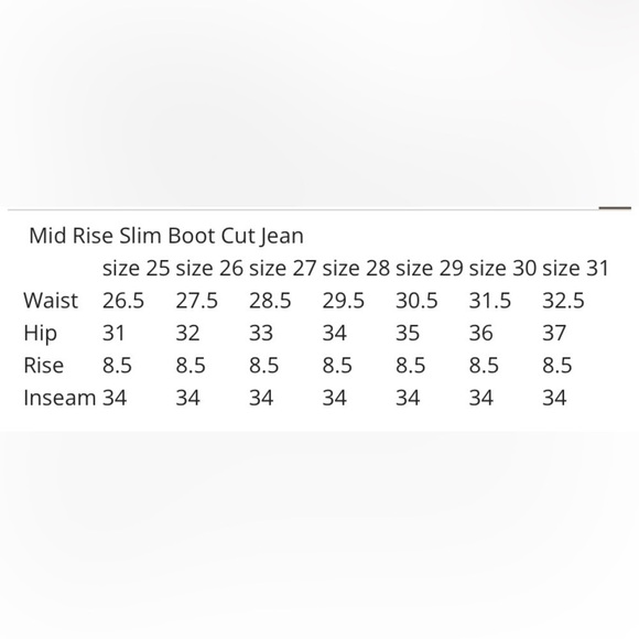 Fidelity Denim Kat Mid Rise Slim Boot size 28 - Picture 8 of 12